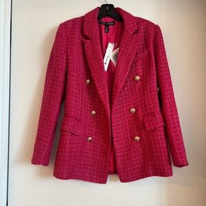 NWT Tweed Blazer - Aqua x Maeve Reilly